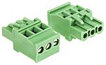 Phoenix Contact, 5.08mm Pitch, CLASSIC COMBICON MVSTBR, 3 Way, , Pluggable Terminal Block, Plug, Cable Mount, Screw