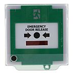 RS PRO Green Emergency exit unlocking box, Button Operated, Resettable, 25 x 85 x 85mm