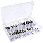 RS PRO Grease Nipple Kit Contains H1 Straight 8x1 mm (x50); H2-45 8x1 mm (x50); H3-90 8x1 mm (x50); Box
