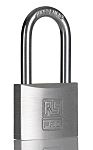 RS PRO Key Aluminium, Stainless Steel Padlock, Keyed Alike, 6mm Shackle, 40mm Body