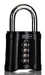 RS PRO Combination Zinc Alloy Padlock, 8mm Shackle, 55mm Body