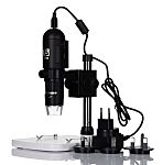 Microscopio digital RS PRO, 10 → 230X, 3M, 5M, 8M, 12M PÍXELES, con iluminación LED, Wi-Fi