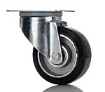 RS PRO Swivel Castor Wheel, 150kg Capacity, 100mm Wheel