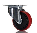 RS PRO Swivel Castor Wheel, 110kg Capacity, 100mm Wheel