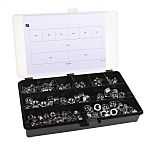 RS PRO Stainless Steel Self Locking Nuts Box, 545 Pieces