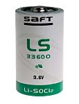 Saft LS33600 D Tipi Pil (Büyük Boy), Lityum Tiyonil Klorür