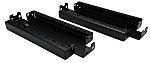 Rittal Black Steel Rack Panel, 20HP, 100 x 400mm