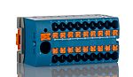 Phoenix Contact Distribution Block, 19 Way, 4mm², 24A, 690 V, Blue