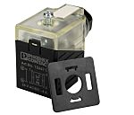 Phoenix Contact SACC 3P+E DIN 43650, Female DIN 43650 Solenoid Connector with Indicator Light, 24 V ac Voltage