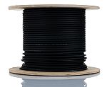 RS PRO OS2 Fibre Optic Cable, Black, 200m