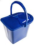 12L Plastic Blue Mop Bucket With Handle