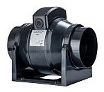 RS PRO Round In Line Extractor Fan, 245m³/h, 20dB, Double Insulated with Motor Fitted, Duct Size 100mm