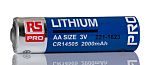 RS PRO Lithium Manganese Dioxide AA Battery 3V