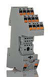 Phoenix Contact RIF-2-BPT/4X21 250V ac/dc DIN Rail Relay Base