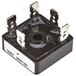 Pont redresseur Triphasé, 25A, 1600V, 5 broches, D 63