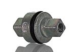 Rittal Silver Die Cast Zinc Lock Insert