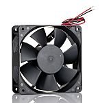 RS PRO Axial Fan, 12 V dc, DC Operation, 124cfm, 6.0W, 0.5A Max, IP68, 120 x 120 x 38mm