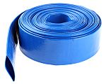 RS PRO PVC, Hose Pipe, 38mm ID, 43.2mm OD, Blue, 10m