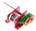 RS PRO Brushed Geared DC Geared Motor, 2.51 W, 3 V dc, 5 mNm, 2 → 3700 rpm, 2mm Shaft Diameter