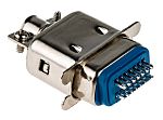 RS PRO Male 14 Pin Straight Cable Mount SCSI Connector 2.18mm Pitch, Solder