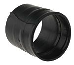 TE Connectivity Straight Black, Fluid Resistant Elastomer, 24mm
