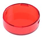 Panel Mount Indicator Lens Round Style, Red, 15mm diameter