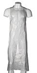 RS PRO Polythene Disposable Apron, 100Each Per Box