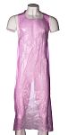 RS PRO Pink LDPE Food Safe Disposable Apron, 200 Per Box