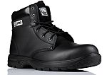 RS PRO Black Steel Toe Capped Unisex Safety Boot, UK 13, EU 48