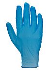 RS PRO Blue Powdered Vinyl Disposable Gloves, Size S, 100 per Pack