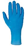 RS PRO Blue Powder-Free Nitrile Disposable Gloves, Size 8, Medium, Food Safe