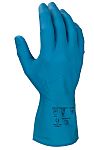 RS PRO Blue Latex General Purpose Gloves, Size 9, Large