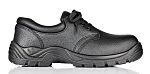 RS PRO Unisex Black  Toe Capped Safety Shoes, UK 10, EU 44