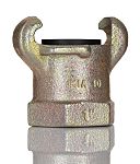 RS PRO Iron Female Pneumatic Quick Connect Coupling, NPT 1 Female 1in Threaded
