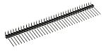 RS PRO Right Angle Through Hole Pin Header, 36 Contact(s), 2.54mm Pitch, 1 Row(s), Unshrouded