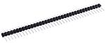 RS PRO Straight Through Hole Pin Header, 36 Contact(s), 2.54mm Pitch, 1 Row(s), Unshrouded
