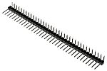 RS PRO Right Angle Through Hole Pin Header, 36 Contact(s), 2.54mm Pitch, 1 Row(s), Unshrouded