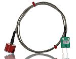 RS PRO Type K Button Magnet Thermocouple 1m Length, → +250°C