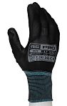 RS PRO Black Nylon Cut Resistant Work Gloves, Size 11, XXL, Polyurethane Coating