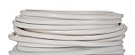 RS PRO 2 Core Power Cable, 0.75 mm², 5m, White PVC Sheath, Mains, 6 A, 300/500 V