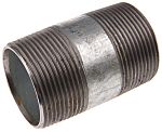 RS PRO Galvanised Malleable Iron Fitting Barrel Nipple, Male BSPT 1-1/2in to Male BSPT 1-1/2in