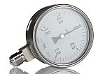 RS PRO G 1/2 Analogue Pressure Gauge 1bar Bottom Entry, With RS Calibration, -1bar min.