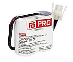 RS PRO 2.4V NiCd Rechargeable Battery Pack, 4Ah - Pack of 1