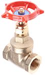 Pegler brass gate valve,1/2in BSPT F-F