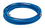 HellermannTyton Connectivity, 10m Cat6a, Blue RJ45 to RJ45, S/FTP, Terminated