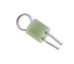 RS PRO 1.32mm Green Terminal Post