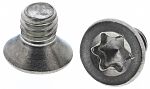 RS PRO Hexalobular Recess Countersunk A2 304 Stainless Steel Machine Screw ISO 14581, M4x6mm