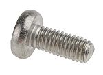 RS PRO Plain Pan Stainless Steel Torx Screw, M5