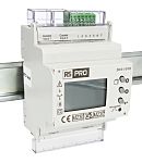 Elektroměr LCD 3fázový s impulzovým výstupem výška číslice 6,35 mm, přesnost měřicího přístroje: ±0,5 (proud) %, ±0,5