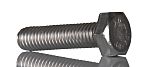 RS PRO Plain Stainless Steel, Hex Bolt, M6 x 25mm